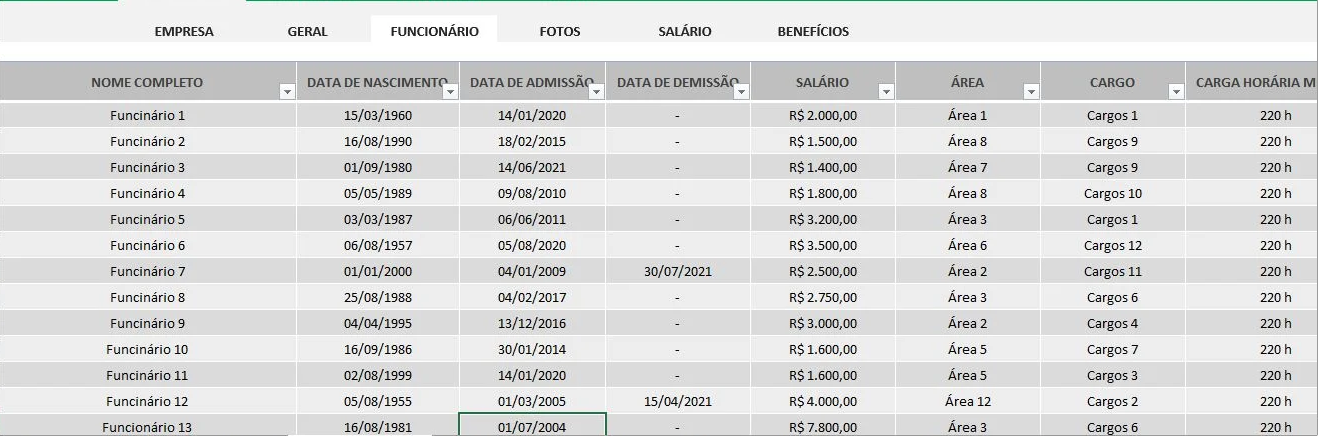 Planilha Controle Financeiro